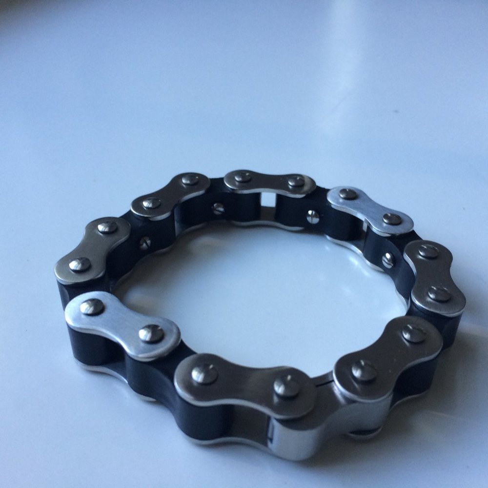 MEN'S BICYCLE CHAIN LINK BRACELET NWOT